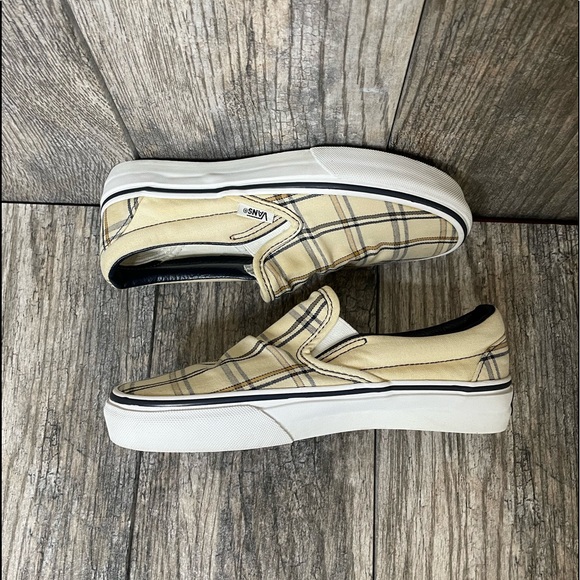 VANS Original Checker Plaid Slip On Sneakers Unisex - Picture 4 of 11